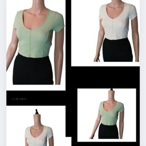 Aerie  Bundle 2pcs Crop Top T-shirts Size S/P  Short Sleves American Eagle